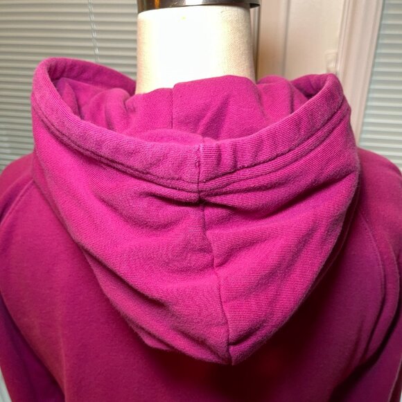 The North Face Pink Hoodie Womenโs Medium | Cozy Fleece Logo Sweatshirt - Picture 5 of 7